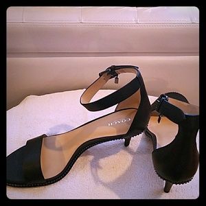 2pc kitten heel dress sandal